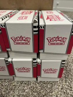 Pokemon TCG Scarlet & Violet White Flare ETB - EMPTY BOX LOT x8 - Image 4