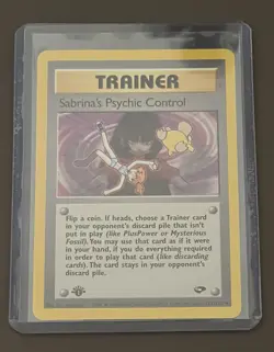 Sabrina’s Psychic Control 1st Edition 121/132 - Gym Challenge Pokemon - Image 3