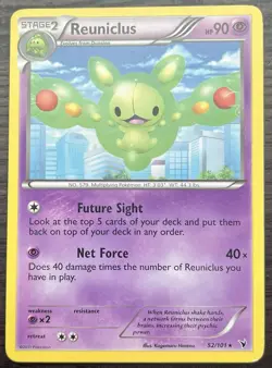 Reuniclus 52/101 Pokemon TCG Black & White Noble Victories Rare Non Holo LP - Image 1