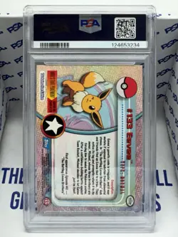 2000 Topps Pokemon TV Eevee #133 FOIL PSA 9 MINT - Image 2