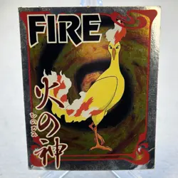 Moltres Televi Kun Omamori Silver Pokemon Japanese ~ HP Creased - Image 1