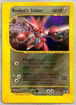 Pokemon Rocket’s Scizor #4 - 2002 Best of Game Promo - Near Mint (NM) Condition! - Image 1