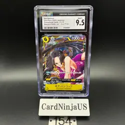 CGC MINT+ 9.5 Boa Hancock P-115 Promo Card V JUMP Limited One Piece Card game - Image 1