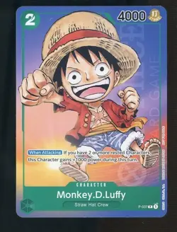 Auction #2 One Piece EN P-037 Promo Anime Expo Monkey.D.Luffy - Image 1