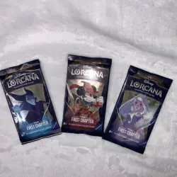 LOT OF 3 - Disney Lorcana Trading Card Game The First Chapter Booster Packs - Image 3