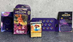 Lorcana The First Chapter Starter Deck - Amber / Amethyst - *No Booster (Opened) - Image 1