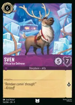 Sven-Official Ice Deliverer 56/204 Fabled Non-Foil Disney Lorcana - Image 1