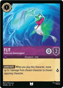 Flit - Reflective Hummingbird 39/204 Winterspell Non-Foil Disney Lorcana - Image 1
