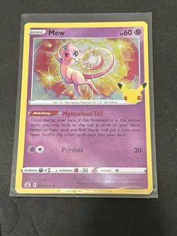 Pokemon Mew 011/025 Celebrations Lot of 9 Cards Holo Rare 25th Anniversary - Image 2