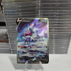 Suicune V GG38/GG70 Crown Zenith: Galarian Gallery Holo NM Pokemon Card 2023 - Image 1