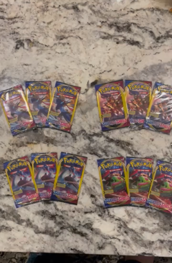 Pokemon Card Sword and Shield 3 Card Booster Packs Lot Of 12 Sealed Packs - Image 2