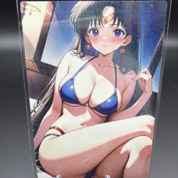 Rei Hino Sailor Mars Anime Waifu Card Doujin ACG Goddess Holo - Image 2