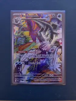 Pokemon TCG Baxcalibur Card 210/193 IR Sv02: Paldea Evolved 2023 NM+ - Image 2