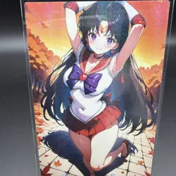Rei Hino Sailor Mars Anime Waifu Card Doujin ACG Goddess Holo - Image 1