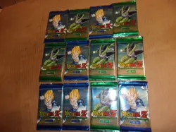 10 Packs Dragon Ball Z Perfection Booster Pack Trading Card Game 12 In Each - Image 1