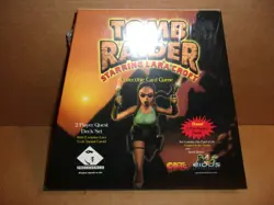 Large 1999 Lara Croft Tomb Raider Collectible Card Game 2 Player Quest Deck Set - Image 4