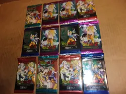 10 Packs Dragon Ball Z Vengeance Booster Pack Trading Card Game 12 In Each New - Image 1