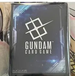 GUNDAM CARD GAME - Official Card Sleeves EX Space Black (EVX03) - SEALED/NEW - Image 1