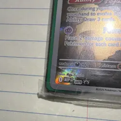 Pokemon TCG Alakazam Mega Evolution Promo Holo 140 HP 009 2025 Card - Image 5