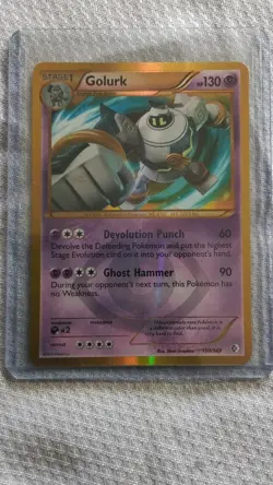 Pokemon Golurk Stage 1 Holo Card 150/149 2012 English 130 HP Secret Rare - Image 1