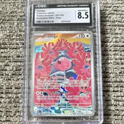 Pokemon Flamigo Basic Paldea Evolved Illustration Rare Holo 227/193 Card 110 HP - Image 1