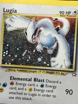 Pokemon Lugia Holo Rare Card 9/111 Neo Genesis HP + - Image 4
