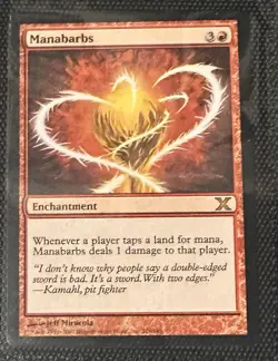 Manabarbs 10th Edition Regular Mtg Magic The Gathering - Image 1