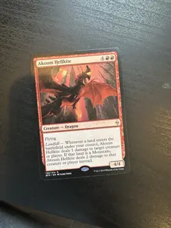 Akoum Hellkite Battle for Zendikar Regular Mtg - Image 1