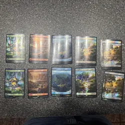 Final Fantasy Chocobo Track Stamped Foil Lands Set of 10 English Bundle - NM/M - Image 1