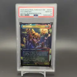 2025 MTG Final Fantasy Vivi Ornitier Borderless Foil 0321 PSA 10 FF9 Full Art - Image 1
