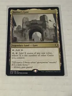 Baldur's Gate, MTG Magic the Gathering, 345 CLB LC1 - Image 1