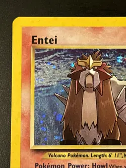 Entei Holo Rare Neo Revelation 6/64 Pokemon WOTC Holo Rare English LP - Image 2