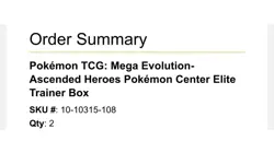 Pokemon TCG: Ascended Heroes Pokemon Center Elite Trainer Box (ETB) - PRESALE - Image 4