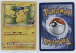 Pikachu Holo Pokemon Sword & Shield Pokemon Go #028 - Image 3