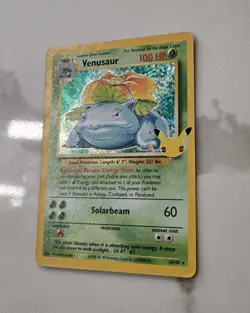 Venusaur Holo 15/102 Celebrations Classic Collection Pokemon 2021 - Image 2