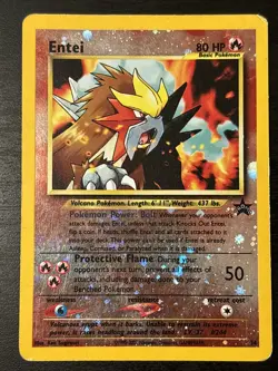 Pokemon Entei Reverse Holo Wizards Black Star Promos 34 Holo Promo Mp - Image 1