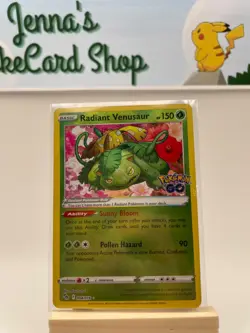 Radiant Venusaur (004/078) - Pokemon Go - Pokemon TCG - NM - Image 1