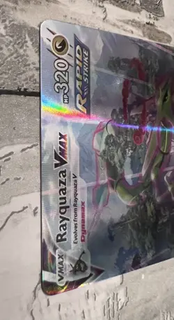 Pokemon Evolving Skies Rayquaza VMAX Alt Art 218/203 NM PACK FRESH - Image 3