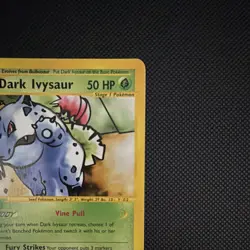 Pokemon Dark Ivysaur Promo Best of Game 006/009 50 HP Stage 1 TCG English - Image 4