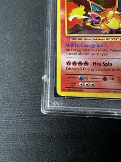 2016 Pokemon XY Charizard Holo Evolutions #11 PSA 9 - Image 2