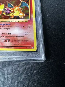 2016 Pokemon XY Charizard Holo Evolutions #11 PSA 9 - Image 3