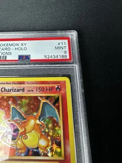 2016 Pokemon XY Charizard Holo Evolutions #11 PSA 9 - Image 4