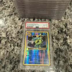 Pokemon Gyarados TCG Reverse Holo Rare Card 34/108 Evolutions XY PSA GEM MINT 10 - Image 2