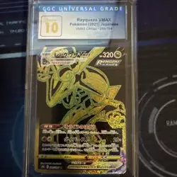 CGC 10 PRISTINE Rayquaza VMAX 284 Pokemon Japanese VMAX Climax UR 5d - Image 1
