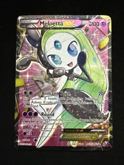Meloetta EX #RC25/RC25 Pokemon TCG Legendary Treasures: Radiant Collection LP - Image 1