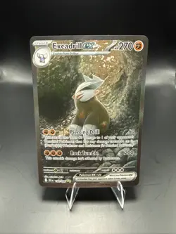 Pokemon Excadrill ex 168/086 Sv: Black Bolt Holo Illustration Rare - Image 1