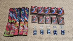 Pokemon TCG Mega Charizard X UPC Accessories Set of 5 (Playmat, Deck Box, etc) - Image 1
