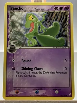 Pokemon TCG Treecko (Delta Species) EX Crystal Guardians 68/100 Regular Common - Image 1