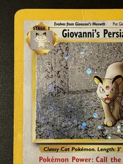 2000 Pokemon Gym Challenge Giovanni's Persian Holo #8/132 Hp - Image 2