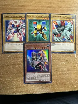 🔥 Yugioh ULTRA RARE Valkyrion The Magna Warrior + Alpha Beta Gamma Magnet YGLD - Image 1